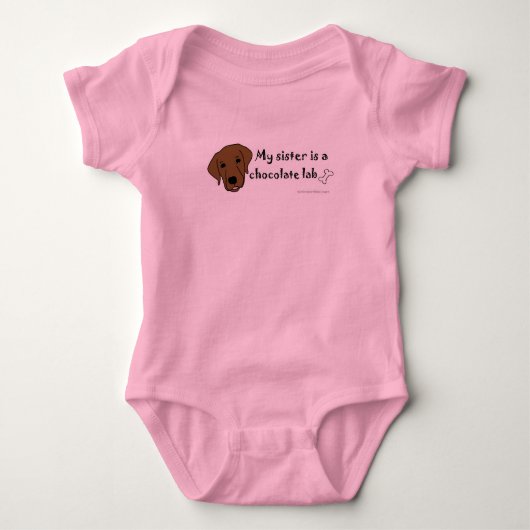 chocolade lab romper (Voorkant)