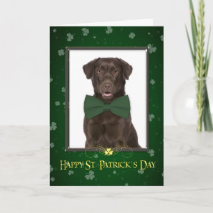 Chocolade Lab St. Patrick's Day Card Kaart