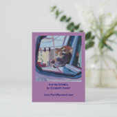 Chocolade Lab ・ Uit het venster ・ Briefkaart schil (Staand voorkant)