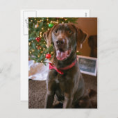 Chocolade Lab Vrolijk Kerst Briefkaart (Voorkant / Achterkant)