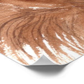 Chocolade Labradole #1 Canvas print (Hoek)