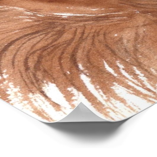 Chocolade Labradole #1 Canvas print (Hoek)