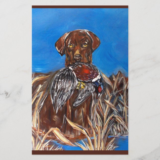 CHOCOLADE LABRADOR (Voorkant)