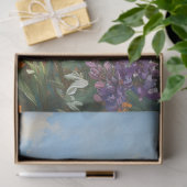 Chocolade Labrador Lupine Bloemen Decoupage Tissuepapier (Geschenk)