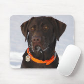 Chocolade Labrador Mousepad Muismat (Met muis)