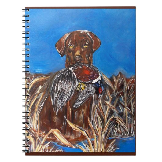 CHOCOLADE LABRADOR NOTITIEBOEK (Voorkant)