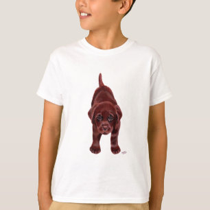 Chocolade Labrador Puppy T-shirt
