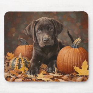 Chocolade Labrador Retriever Herfst Muismat