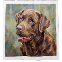 Chocolade Labrador Retriever Impressionistische Ku