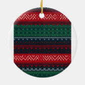 Chocolade Labrador Retriever Keramisch Ornament (Achterkant)