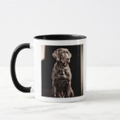 Chocolade Labrador Retriever Mok (Links)