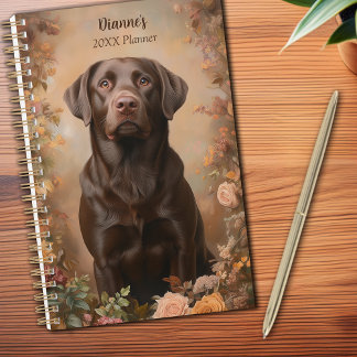 Chocolade Labrador Retriever Portret Persoonlijk Planner