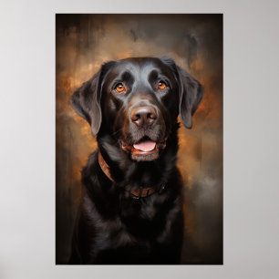 Chocolade Labrador Retriever Poster