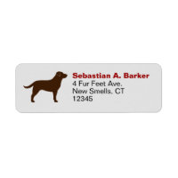 Chocolade Labrador Retriever Silhouette Brown Lab