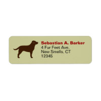 Chocolade Labrador Retriever Silhouette Brown Lab