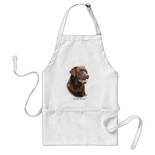 Chocolade Labrador Retriever Standaard Schort