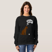 Chocolade Labrador Retriever T Lab Hond Trui (Voorkant volledig)