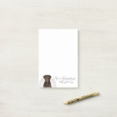 Chocolade Labs zijn Angels Post It Notes (Op bureau)