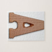 Chocolade letter a legpuzzel (Horizontaal)