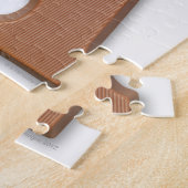 Chocolade letter a legpuzzel (Zijkant)
