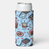 Chocolade liefhebber schattig (Seltzer Achterkant)