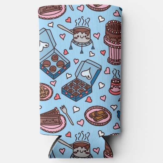 Chocolade liefhebber schattig (Voorkant)
