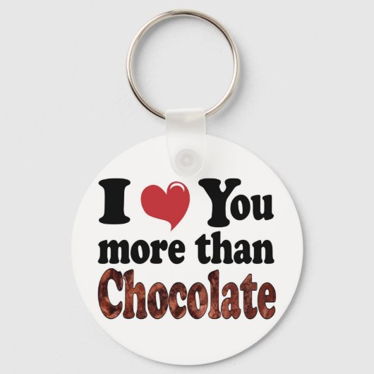 Chocolade Liefhebber Sleutelhanger (Voorkant)