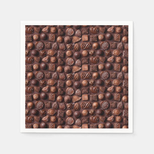 Chocolade Liefhebber Zoet Cute Gezellig Modern Ete Servet
