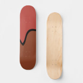 Chocolade lollipop skateboard (Voorkant)