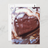 Chocolade Love Briefkaart (Voorkant / Achterkant)
