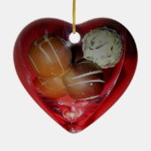 Chocolade Love in Glass Ornament (Achterkant)