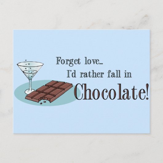 Chocolade Lover Briefkaart (Voorkant)