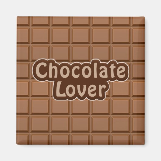 Chocolade Lover magnet Magneet (Voorkant)