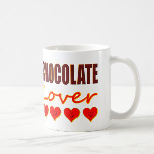 Chocolade Lover met hartvormige chocoladedozen Koffiemok