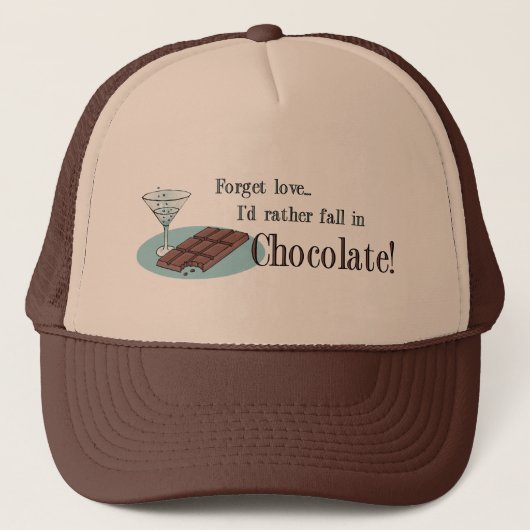 Chocolade Lover Trucker Pet (Voorkant)