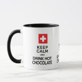 Chocolade Lover's Keep Calm Drink Hot Chocolate Mok (Links)