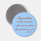 Chocolade magneet (Voorkant / Achterkant)