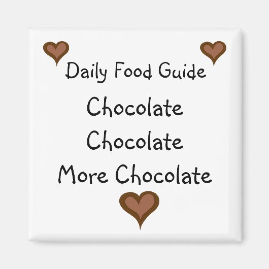 Chocolade Magneet (Voorkant)
