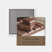 Chocolade magneet (Voorkant / Achterkant)