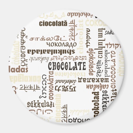 Chocolade Magneet (Voorkant)
