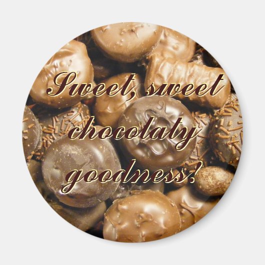 Chocolade Magnet Magneet (Voorkant)