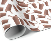 Chocolade melkpatroon cadeaupapier (Rol Hoek)