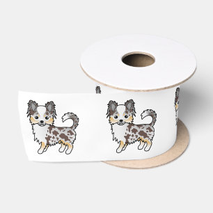 Chocolade Merle Lange Jas Chihuahua Cartoon Hond Lint