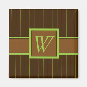 Chocolade met Limoen Pinstripes Magnet Magneet
