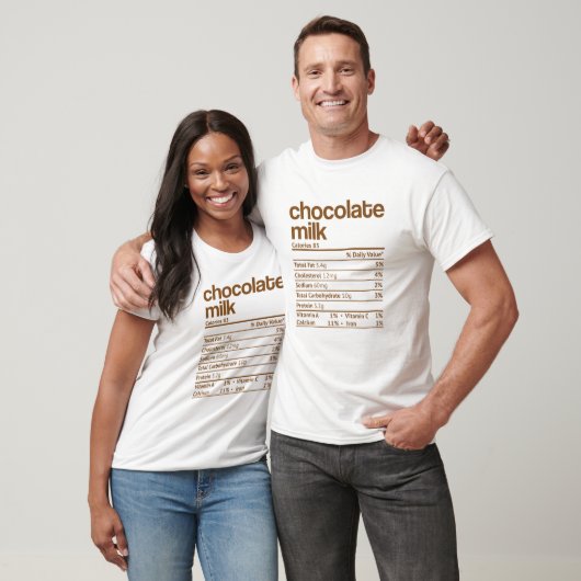 Chocolade Milk Nutrition Feit Funny Thanksgiving C T-shirt (Unisex)