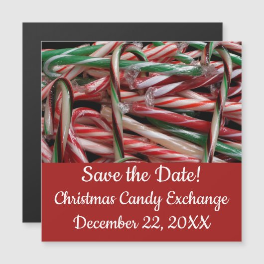 Chocolade Mint Candy Canes (Voorkant / Achterkant)