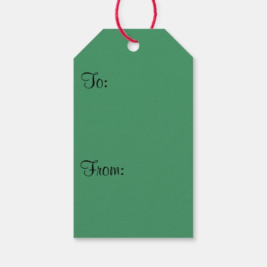 Chocolade Mint Candy Canes Vakantie Feestelijk Cadeaulabel (Achterkant)