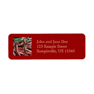 Chocolade Mint Candy Canes Vakantie Feestelijk Etiket