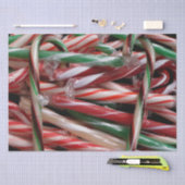 Chocolade Mint Candy Canes Vakantie Feestelijk Tissuepapier (Craft)