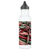 Chocolade Mint Candy Canes Vakantie Feestelijk Waterfles (Rechts)